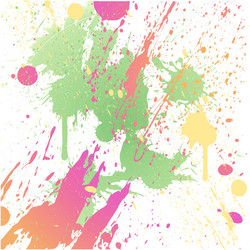 grungy design colorful blot element vector image