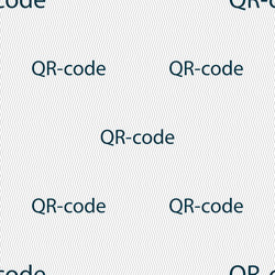 qr-code sign icon scan code symbol seamless vector image