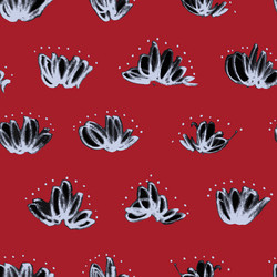 seamless pattern with random marker scribbles vector image