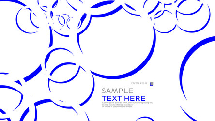 abstract background with circles vector image