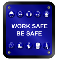 Construction Health and Safety Signs Royalty Free Vector