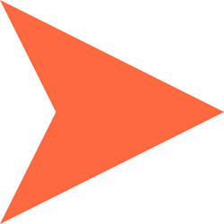 arrow icon direction button pointer sign flat vector image