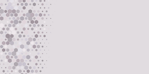 geometric multi size hexagon with color vector