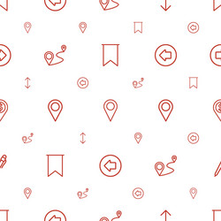 pointer icons pattern seamless white background vector image