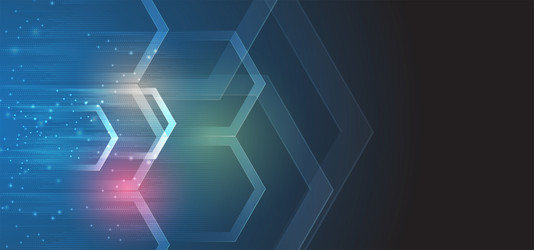 Artificial intelligence technology web background vector