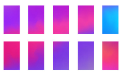 Gradient mesh abstract background colorful fluid vector