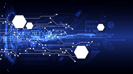 abstract background on technological vector image
