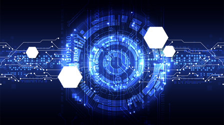abstract background on technological vector image