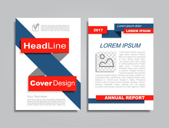 design brochure layout with place for your data vector image