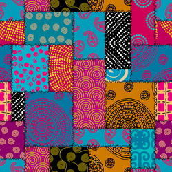 patchwork textile pattern seamless quilting