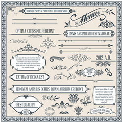 Vintage calligraphic design Royalty Free Vector Image