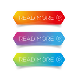 read more web button call to action vector image