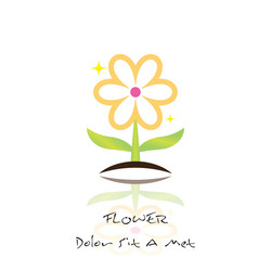 Colorful flower vector