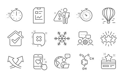 intersection arrows timer and engineering team vector image