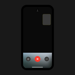 Video call template meeting app flat ui Royalty Free Vector