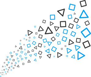 triangle and square frames source stream vector