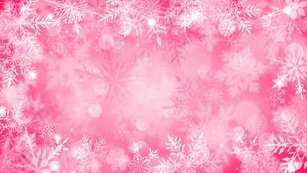 Christmas background of blurred snowflakes vector