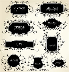Elegance vintage frames Royalty Free Vector Image