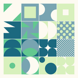 abstract square pattern design vector image