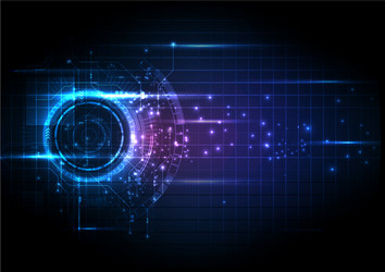 Abstract futuristic background technology sci fi Vector Image