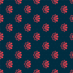 red line algorithm icon isolated seamless pattern vector image