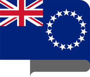 flag horizontal shape pointer for world map vector image