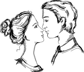 Pencil Sketch Of Couple  DesiCommentscom