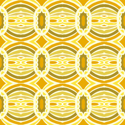 tribal pattern with overlapping circles vector