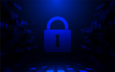 abstract internet security and technology concept vector image