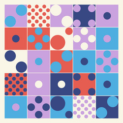 abstract square pattern design vector image
