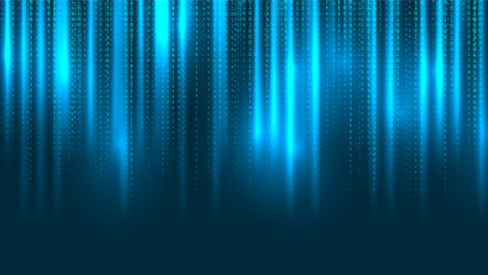 Binary Matrix Falling Digits vector image