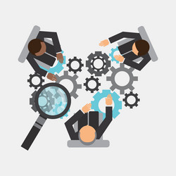 web hosting design vector image