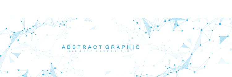 global network connection banner design template vector image