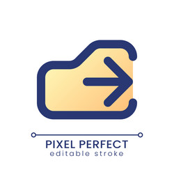 logout pixel perfect gradient fill ui icon vector