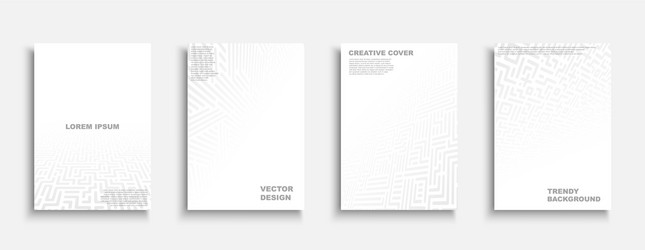 Abstract Digital Templates vector image