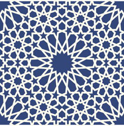 background with 3d seamless pattern in islamic vector