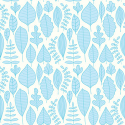 Seamless pattern with leaf abstract texture vector