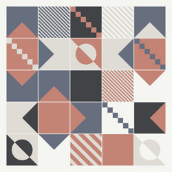 Abstract square pattern design vector