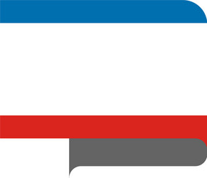 flag horizontal shape pointer for world map vector image