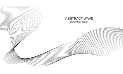 abstract wave element for design digital vector image