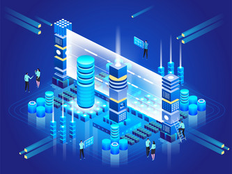 computation of big data center information vector image