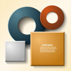 set of elements for web design and infographics vector image
