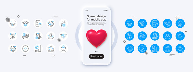 augmented reality hypoallergenic tested vector image