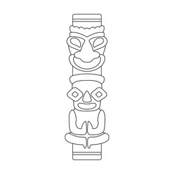 Totem Tiki Bird Vector Images (over 260)