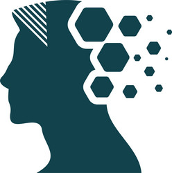 Artificial intelligence icon human ai Royalty Free Vector