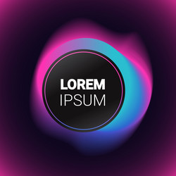 dynamical colorful gradient form abstract banner vector image