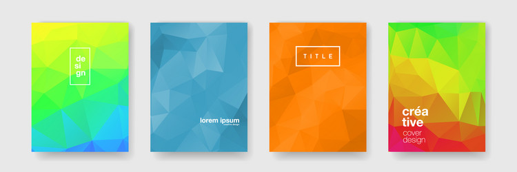 geometric background abstract color gradient vector image