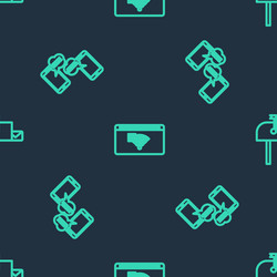 set line no internet connection chat messages vector image