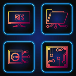 Set line processor remote control monitor vector
