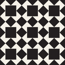 seamless pattern repeating geometric elements vector image